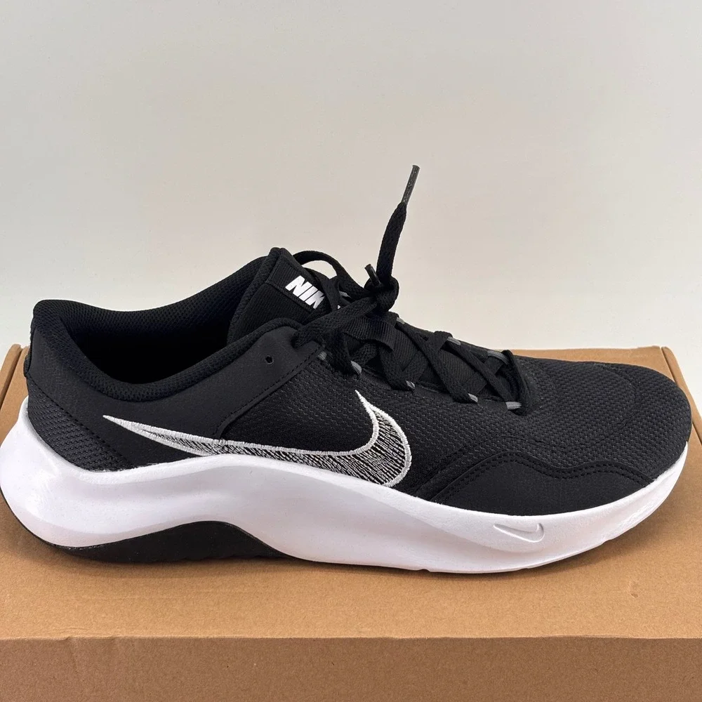 Nike Legend Essential 3 NN Mens 11 Black White Training Gym Shoes DM1120-001